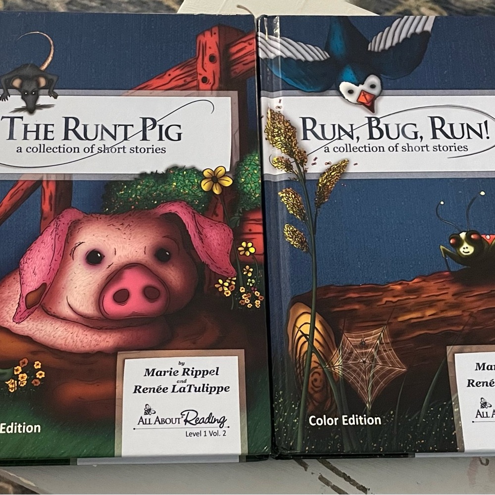 The Runt Pig & Run, Bug, Run! Set - Color Edition - Pink, Blue, Green